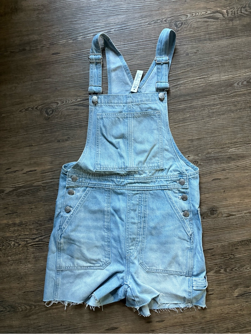 Madewell Overall Denim Shorts XS